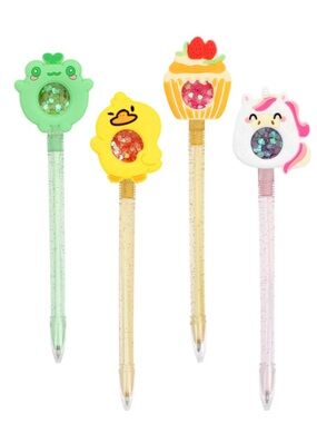 VIRAL Jot Icon Shaker Pen / Stylo, Assorted Colors